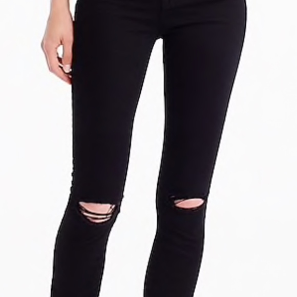 J. Crew Denim - J. Crew Distressed 9" lookout high-rise Jean 28